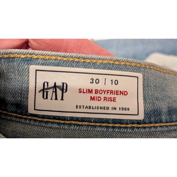 Women Jeans Size 10 Lot of 2 Boyfriend Midrise - Picture 4 of 13